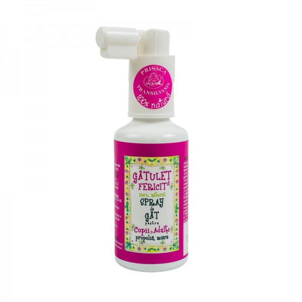 Spray de gat pt copii cu miere si propolis Prisaca Transilvania – 20 ml driedfruits.ro/ Produse apicole